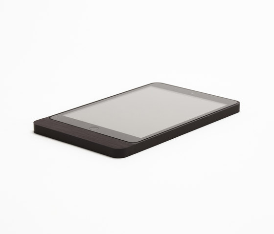 Eve Mini brushed black rounded | Smart phone / Tablet docking stations | Basalte