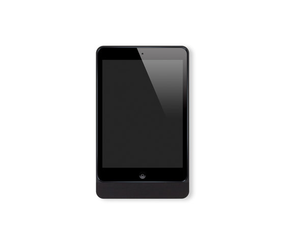 Eve Mini brushed black rounded | Dock smartphone / tablet | Basalte