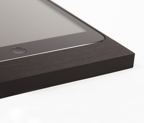 Eve Mini brushed black square | Estaciones smartphone / tablet | Basalte