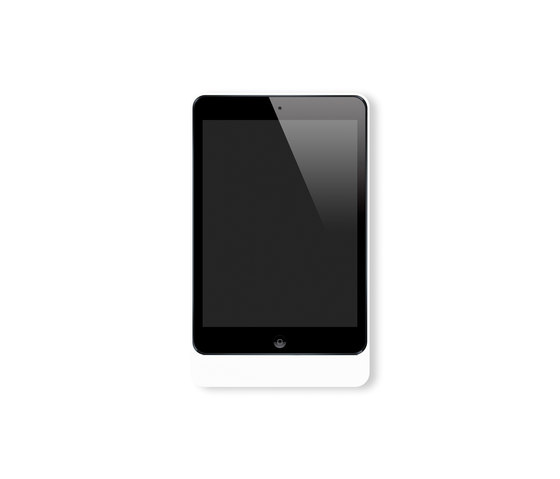 Eve Mini satin white rounded | Dock smartphone / tablet | Basalte