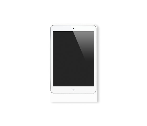 Eve Mini satin white square | Dock smartphone / tablet | Basalte