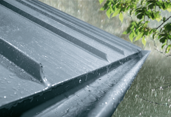 Roof drainage | Halfround gutter | Sistemi drenaggio | RHEINZINK