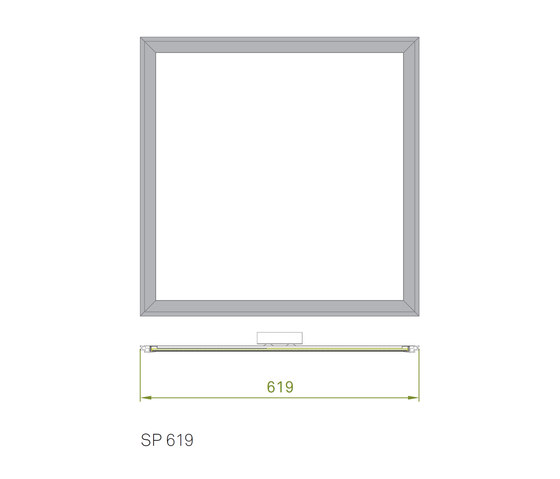 Slimpanel Standard SP 619 | Recessed wall lights | Richter