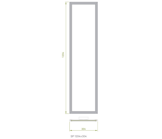 Slimpanel Standard SP 1204x304 | Recessed wall lights | Richter