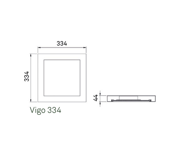 Slimpanel Vigo 334 | Recessed wall lights | Richter