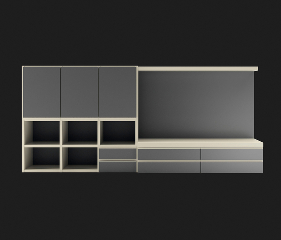 Composition 45 | Wall storage systems | LAGRAMA