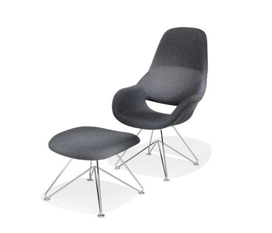 8225/3 Volpe + 8222/0 Stool | Armchairs | Kusch+Co