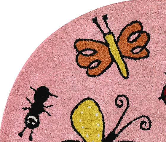 Kids Family Bugs pink-2 | Rugs | Kateha