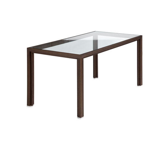 Dining table glass smoked oak | Dining tables | Alvari