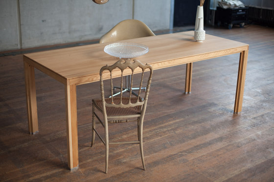 Dining table solid wood oak top | Tavoli pranzo | Alvari