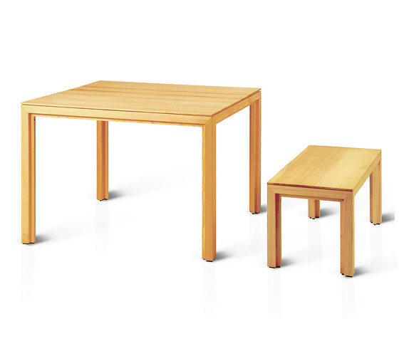 Gastronomy table solid wood pinewood | Tables collectivités | Alvari
