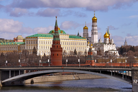 Russland | Der Kreml in Moskau | Holz Platten | wallunica