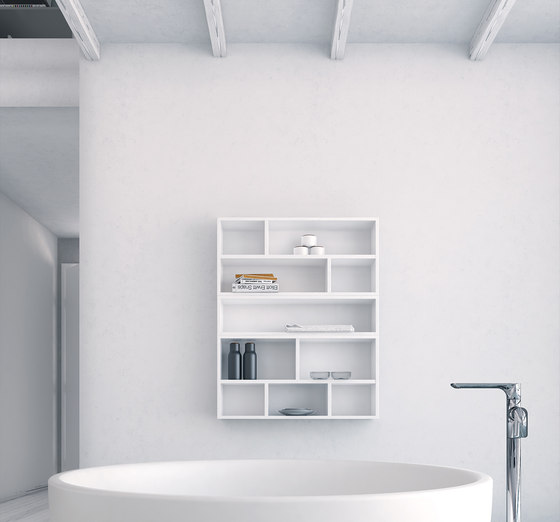 Strato Open Spaces Wall Storage | Bath shelving | Inbani