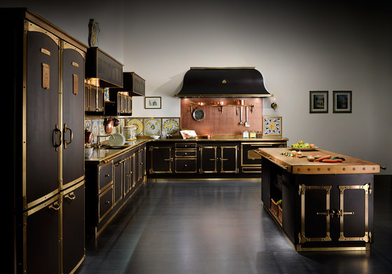 TAILOR MADE KITCHENS | COFFEE & BURNISHED BRASS KITCHEN | Fitted kitchens | Officine Gullo