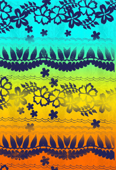 Florales Muster | Tropisches Design | Wandbeläge / Tapeten | wallunica