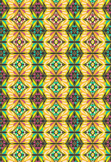 Geometric Design | Colorful repeating pattern | Wall coverings / wallpapers | wallunica