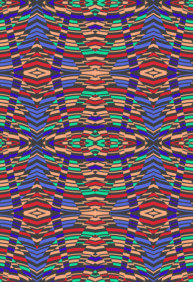 Geometric Design | Colorful repeating pattern | Carta parati / tappezzeria | wallunica