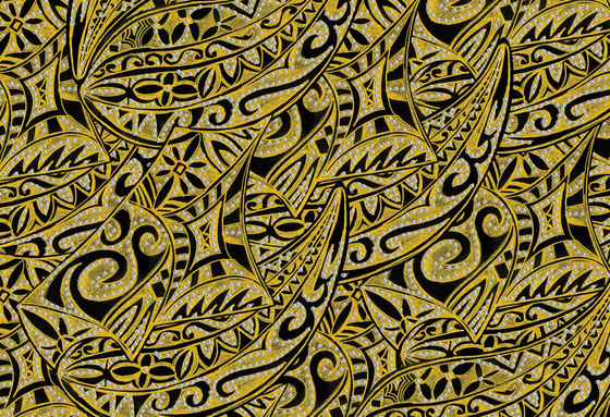 Geometric Design | Yellow and black geometric design | Wall coverings / wallpapers | wallunica