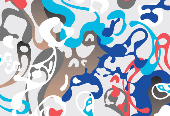 Bunt & Farbenfroh | Funky Camouflage-Design | Wandbeläge / Tapeten | wallunica