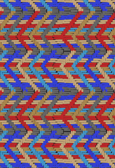 Mosaic Design | Colorful zig zag mosaic design | Wall coverings / wallpapers | wallunica