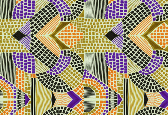 Mosaic Design | Colorful mosaic design | Wood panels | wallunica