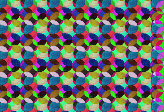 Dot Design | Colorful overlapping dots design | Wall coverings / wallpapers | wallunica