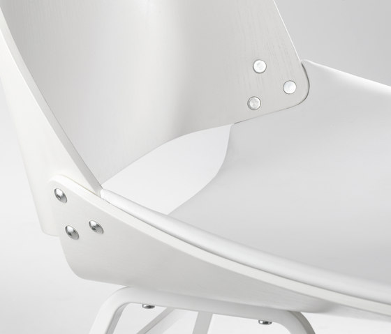 Shell Chair Leather Seat | Chaises | Rex Kralj