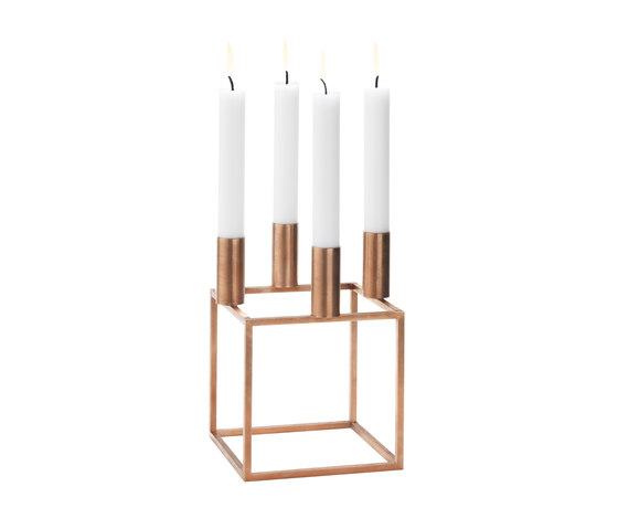 Kubus 4 Copper | Candlesticks / Candleholder | Audo Copenhagen