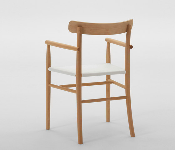 Lightwood Arm chair (Mesh seat) | Chaises | MARUNI