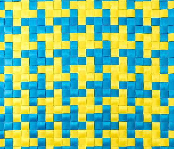 2Tone FX D Check blue & yellow | Alfombras / Alfombras de diseño | kymo