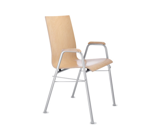 Amico extra Four-legged chair | Chaises | Dauphin