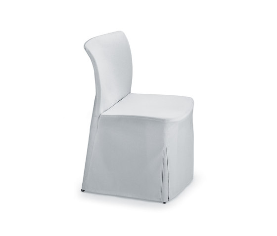 Ecco! Four-legged chair with cover | Chaises | Dauphin