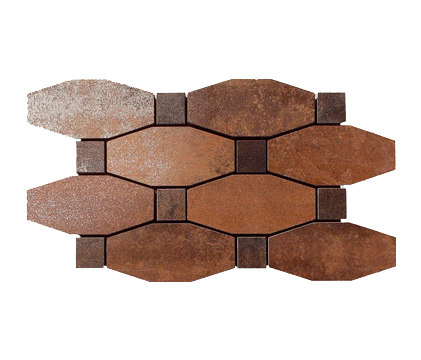 Metal copper lappato mosaico blend | Piastrelle ceramica | Apavisa