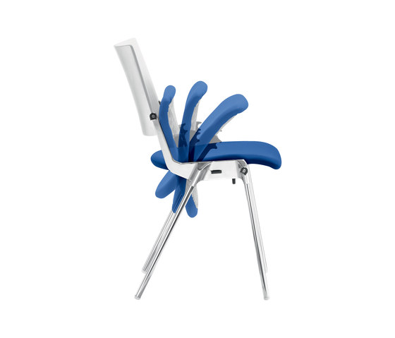 Sento Four-legged chair with folding seat | Chaises | Dauphin