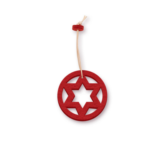 Tag circle with star | Christmas decoration | HEY-SIGN
