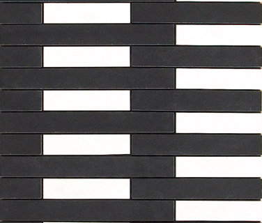 Spectrum black satinado mosaico link | Ceramic tiles | Apavisa