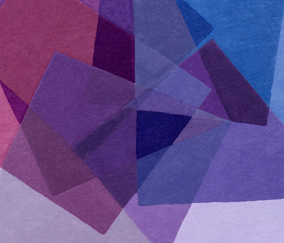 After Matisse Purple Blue | Alfombras / Alfombras de diseño | Sonya Winner Studio