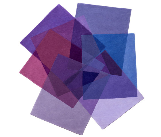 After Matisse Purple Blue | Rugs | Sonya Winner Studio