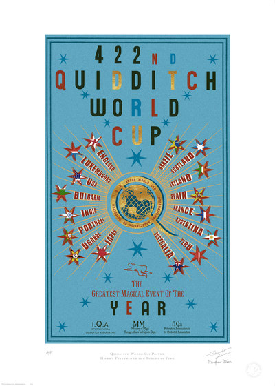 Quidditch World Cup Poster | Décoration murale | The Art Printorium