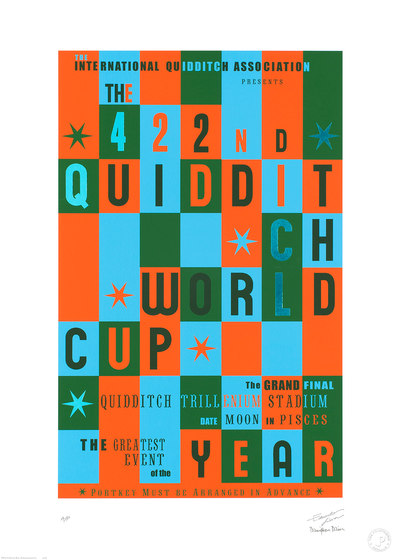 The 422nd Quidditch World Cup Poster | Wall decoration | The Art Printorium