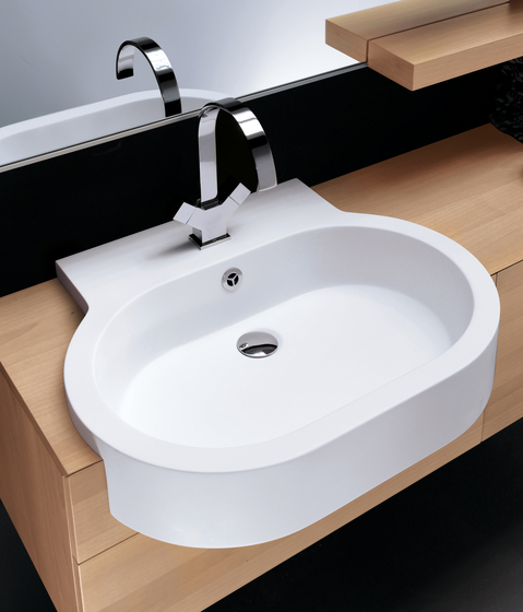 Feel 66/55 Washbasin semi-insert | Wash basins | Milldue