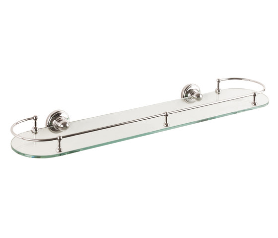 Vienna wall shelf, clear glass, 650 mm | Bath shelves | Aquadomo