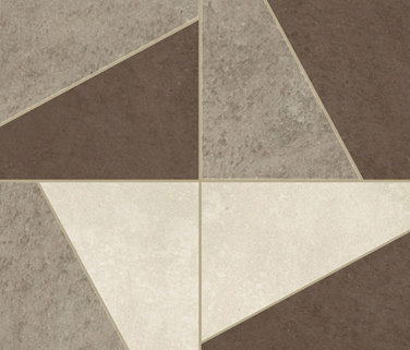 Microcemen dark lappato mosaico poly | Mosaïques de béton | Apavisa