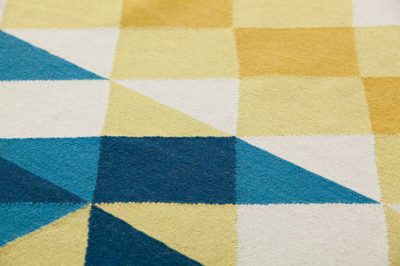 Mosaïek Kilim Rug Yellow 2 | Tappeti / Tappeti design | GAN