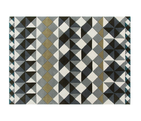 Mosaïek Hand Tufted Rugs Grey 2 | Tappeti / Tappeti design | GAN