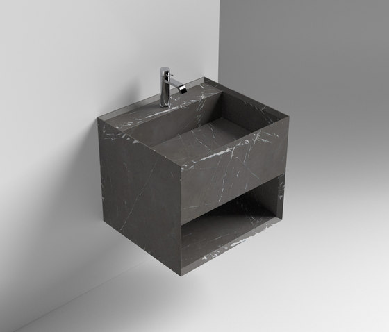 Rettangolo Hanging Stone | Wash basins | Berloni Bagno