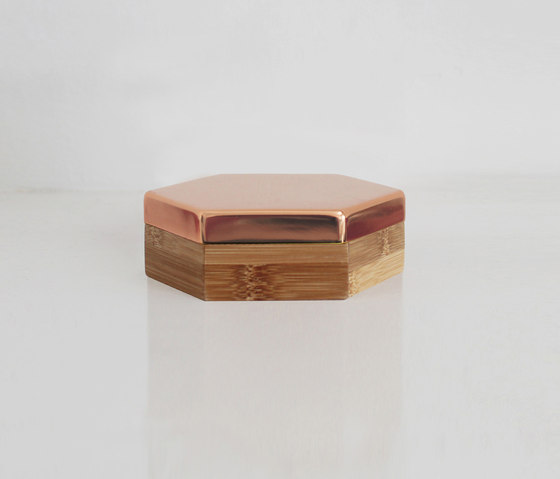 Hex Box Small Mirror | Contenedores / Cajas | Evie Group
