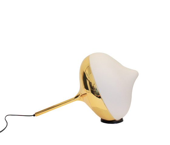Spun Large Floor Lamp Gold | Floor lights | Evie Group