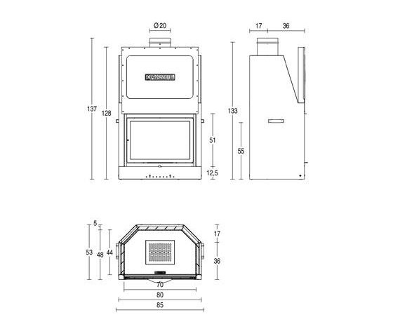 MA 260 SL | Fireplace inserts | Piazzetta