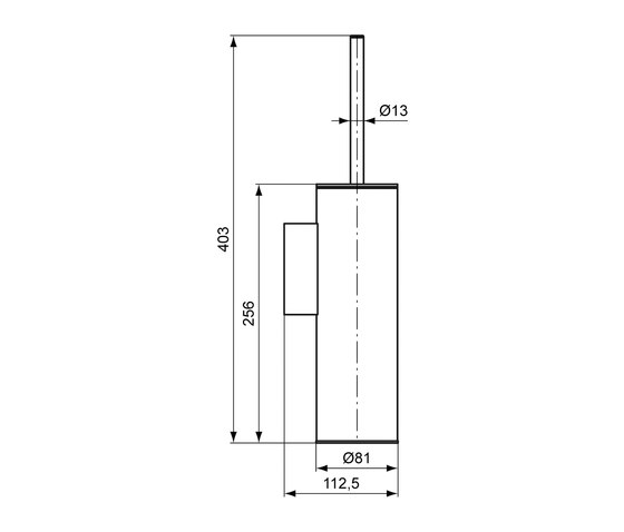 Connect Bürstengarnitur (wandhängend) | Portascopino | Ideal Standard